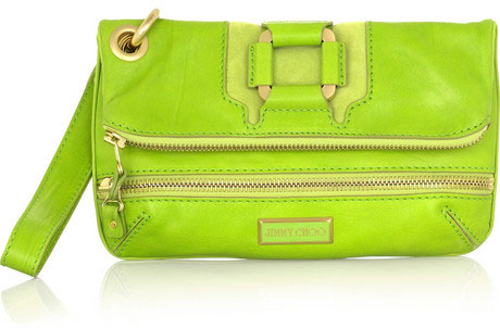 jimmy choo green purse