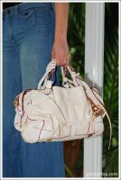 JT Italia HB Satchel - AIR Collection - White - $3,440