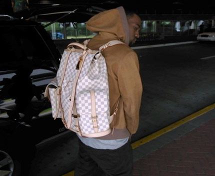 Kanye West&#39;s Custom Vuitton Backpack - PurseBlog