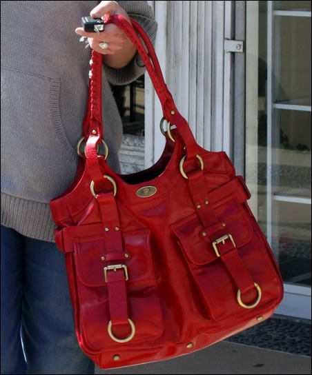 katherine heigl red bag