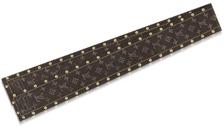 Louis Vuitton - Monogram Denim Silk Bandeau Brown