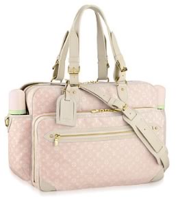 pink louis vuitton diaper bag