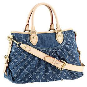 louis vuitton blue jean bag