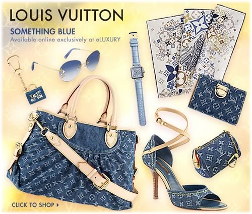 louis vuitton blue jean bag