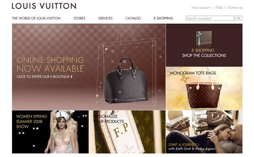 Louis Vuitton Website Update - PurseBlog
