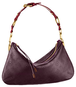 L*V Limited Edition Suede Monogram Onatah Pochette Shoulder Bag