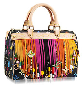 Fringed Louis Vuitton Speedy  Purses and handbags, Purses, Funky