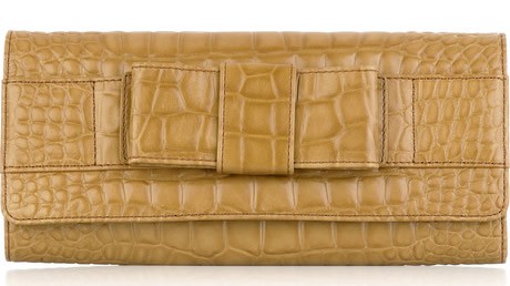 Michael Kors Stamped Bow Clutch