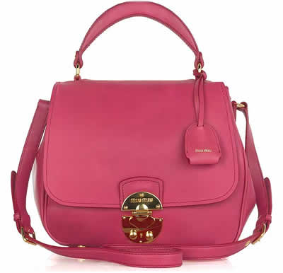 Miu Miu Aged Leather Tote1