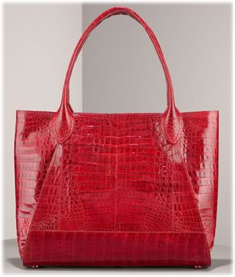 Nancy Gonzalez Shiny Crocodile Tote