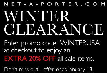 Net A Porter Winter Sale Net A Porter Winter Sale
