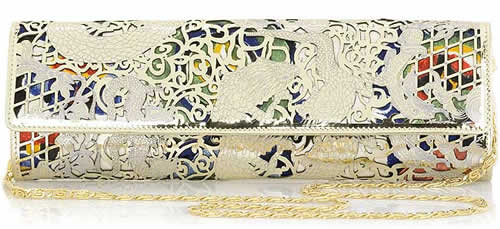 Roberto Cavalli Laser Cut Clutch