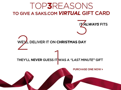 saks gift card