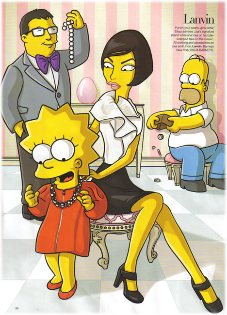 simpsons lanvin