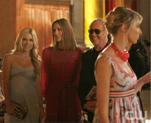 Tinsley and Michael Kors on Gossip Girl