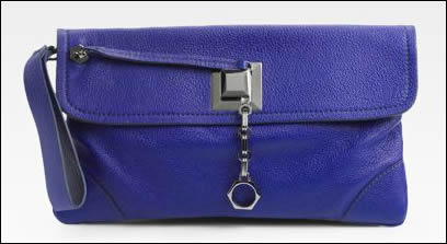 Zac Posen Calen Large Lock Clutch